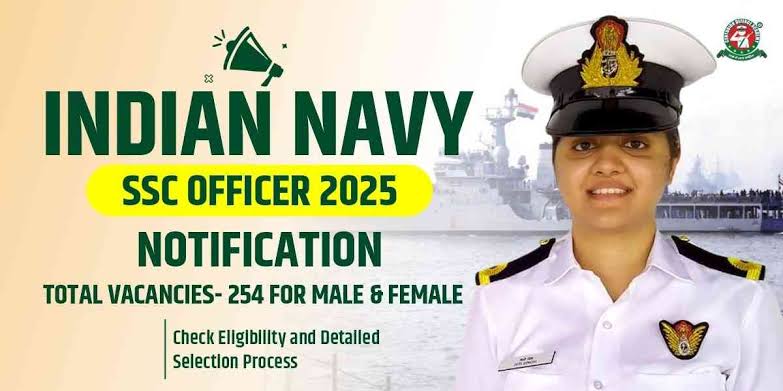 Indian Navy ssc officer notification 2025